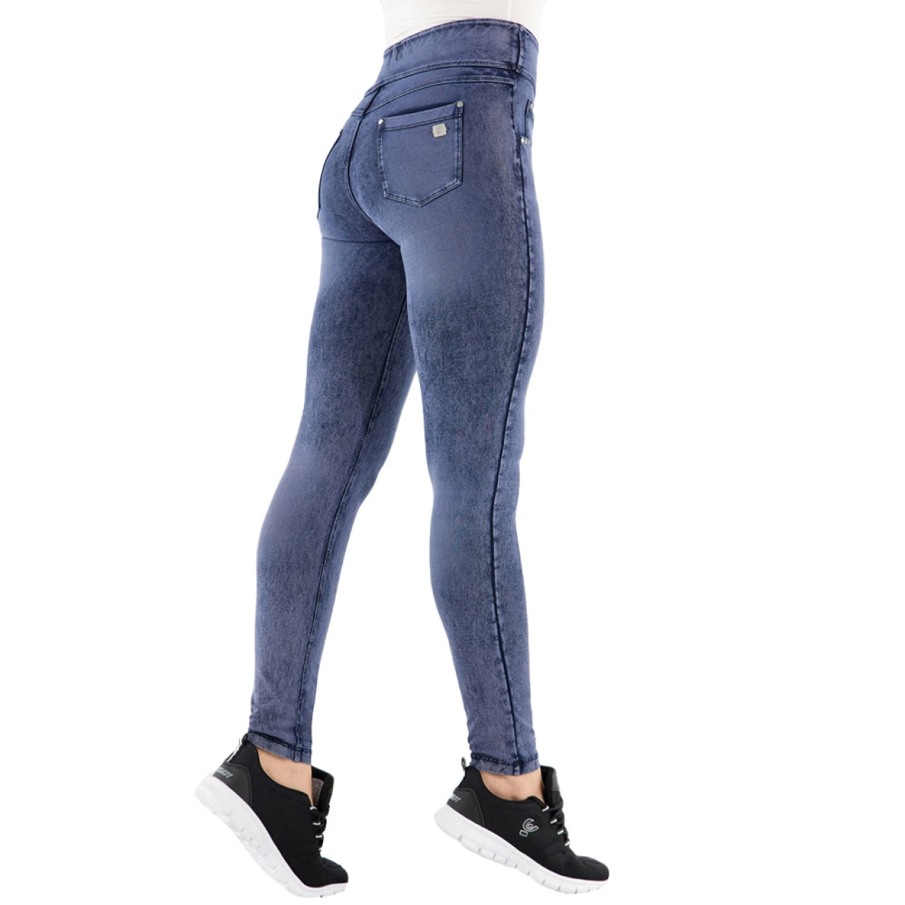 Freddy N.O.W.® Pants Yoga trousers in colourful denim-effect fabric -  NOWY1MS101-J53B - Spot Team