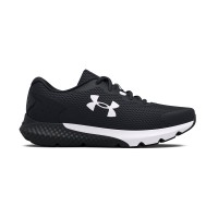 Under Armour Boys Grade School UA Charged Rogue 3 Running Shoes Μαύρο - 3024981-001
