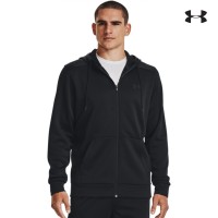 Under Armour Fleece FZ Hoodie Ανδρική Ζακέτα μαύρη - 1373357-001