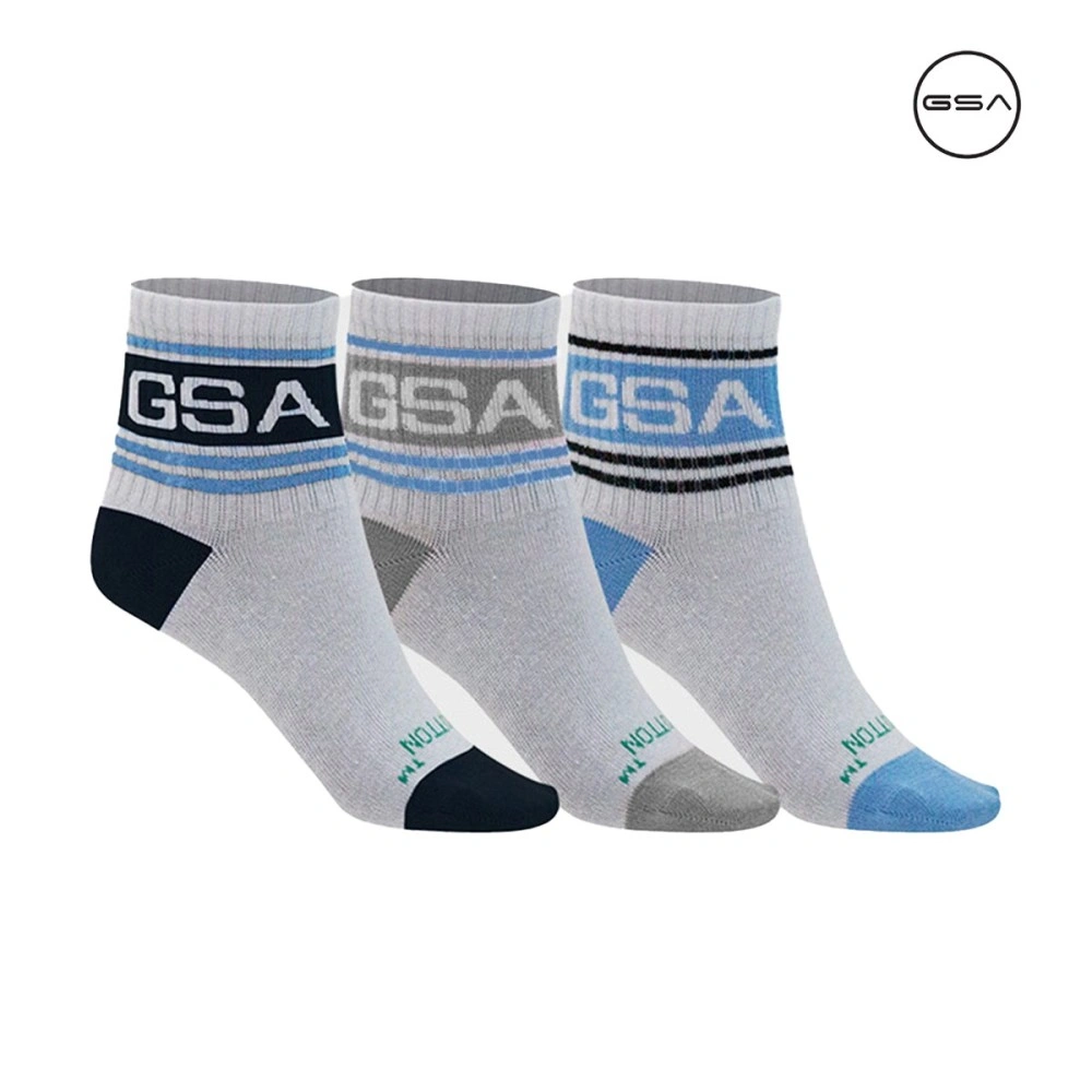 GSA SUPERCOTTON STRIPES KIDS Quarter Socks / 3Pack Παιδικές Κάλτσες -  831901-51 - Spot Team