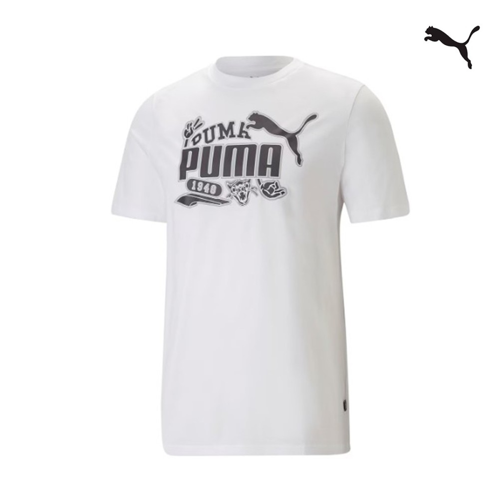 Puma Graphics Icon Ανδρικό T-shirt με Στάμπα - 674476-02 - Spot Team