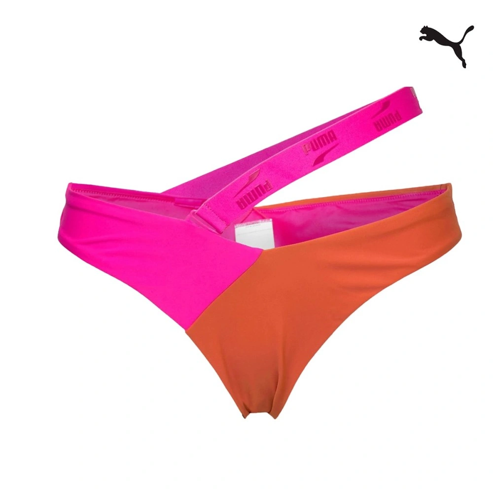 PUMA Γυναικείο μαγιό (κάτω μέρος) Swim Women's Colourblock V-Shape Bikini  Bottom - 938071-01 - Spot Team