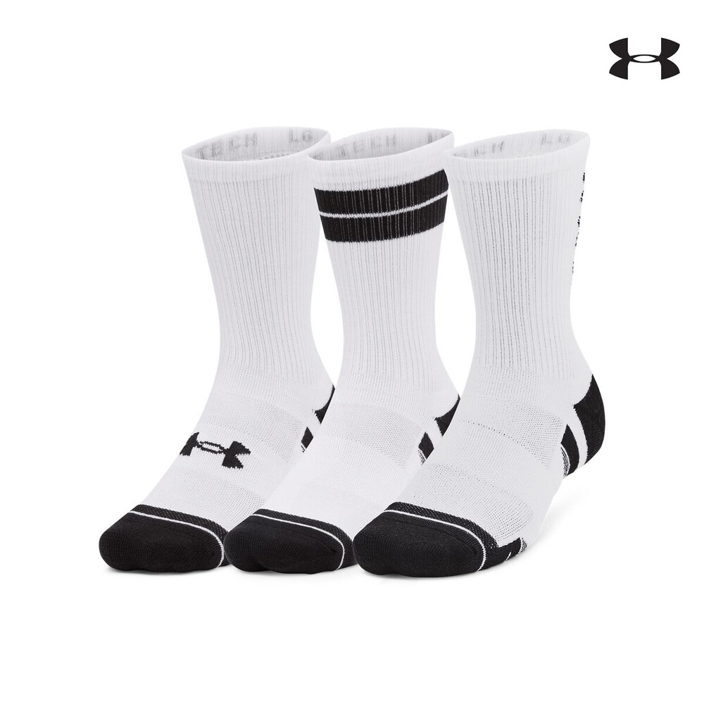 1379515 UA Perf Tech Nov 3pk Crew ΚΑΛΤΣΑ ΨΗΛΗ UNDER ARMOUR