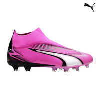 Puma Ultra Match+ Ll FG/MG Ψηλά Ποδοσφαιρικά Παπούτσια με Τάπες Ροζ